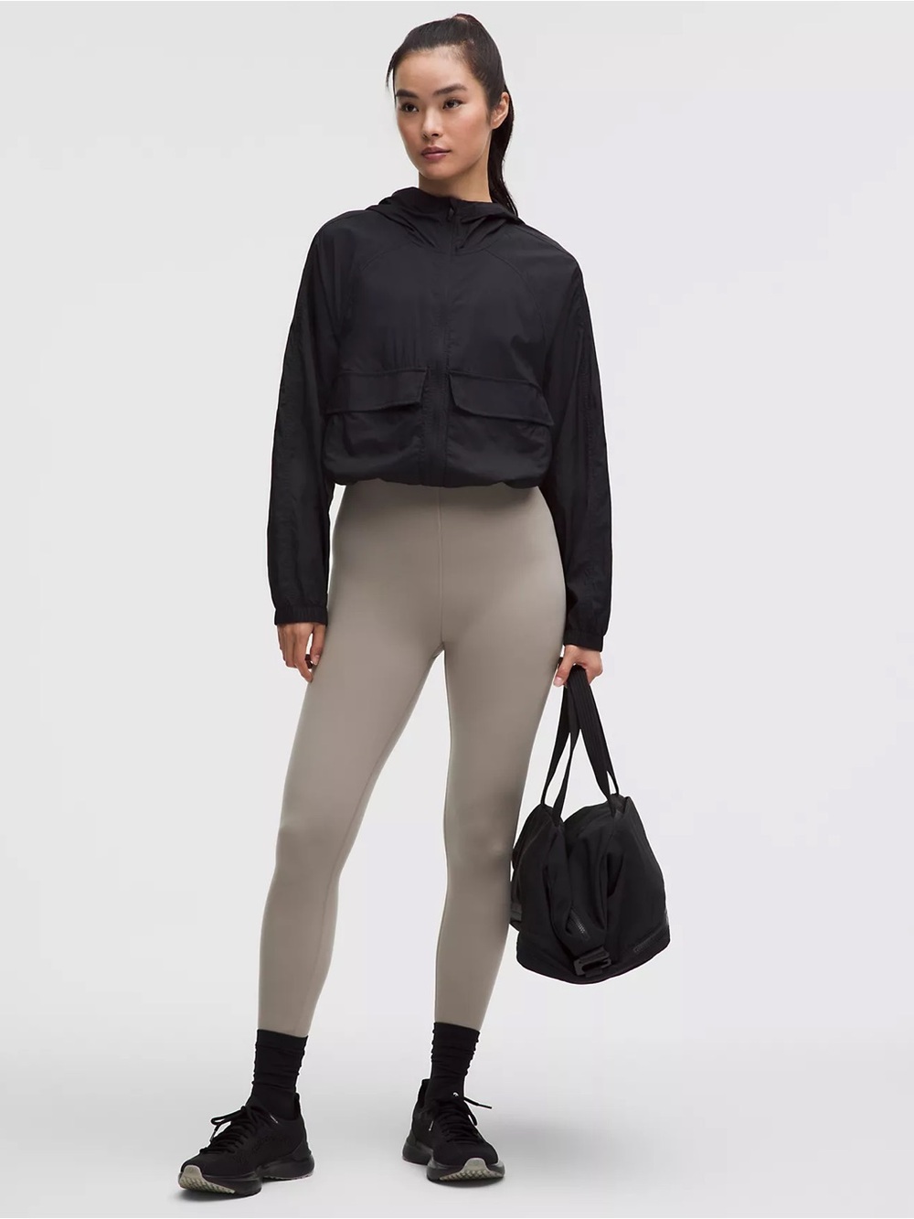 Lululemon Glow Up Super High Rise Tight 25” Warm Ash Grey WSHG 12